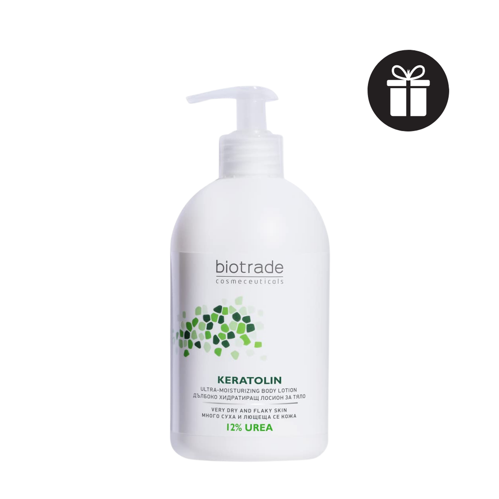 (HÀNG CÓ SẴN) Kem Dưỡng Thể Cho Da Vảy Nến Biotrade Keratolin Ultra-Moisturizing Body Lotion 12% Urea