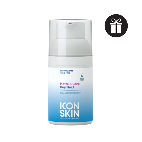 Kem Dưỡng Ban Ngày Kiềm Dầu, Mờ Thâm Icon Skin Matte & Care Day Fluid