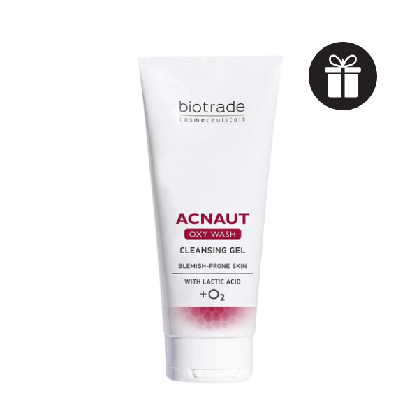 (TẶNG QUÀ) Sữa Rửa Mặt Cho Da Mụn Biotrade Acnaut Oxy Wash Cleansing Gel