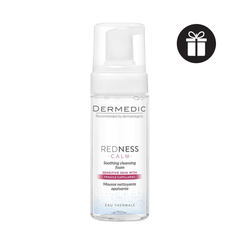 (GIẢM GIÁ 20%) Sữa Rửa Mặt Dạng Bọt Cho Da Nhạy Cảm Dermedic Redness Calm Soothing Cleansing Foam