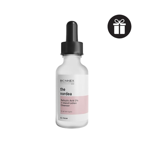 (GIẢM GIÁ 25%) Tinh Chất Dành Cho Da Dầu Mụn Bionnex The Nordea Salicylic Acid 2% + Island Lichen Cleanser