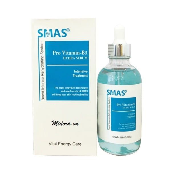 (TẶNG QUÀ) Tinh Chất Phục Hồi, Cấp Ẩm Smas Pro Vitamin B5 Hydra Serum