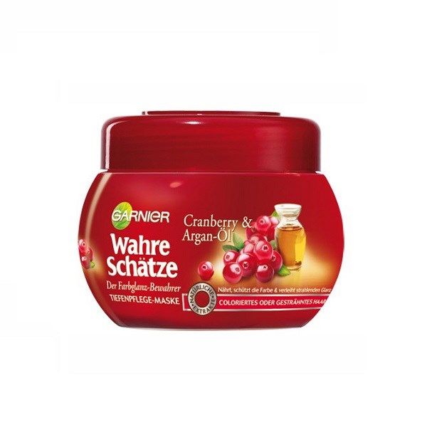 Ủ Tóc Garnier Wahre Schatze Tinh Dầu Argen Và Quả Cranberry Cho Tóc Nhuộm