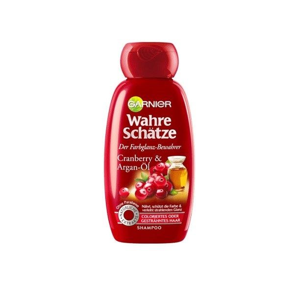 Dầu Gội Garnier Wahre Schatze Tinh Dầu Argen Và Quả Cranberry Cho Tóc Nhuộm