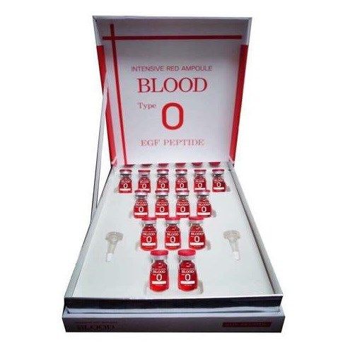 Tế Bào Gốc Blood Type O Intensive Red Ampoule EGF Peptide
