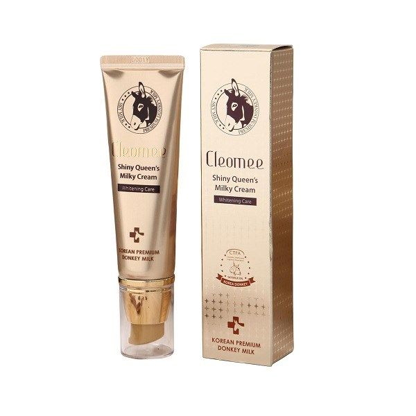 Kem Dưỡng Trắng Da Sữa Lừa Cleomee Shiny Queen's Milky Cream