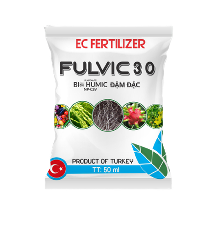 Phân bón lá hữu cơ sinh học FULVIC 30 (Gói 50 ml)