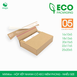  MXNK - Hộp xếp nhanh có keo niêm phong - Nhiều size 