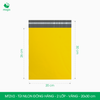  MT2V2 - 20x30 cm - Túi nilon đóng hàng - 2 lớp - Vàng 