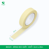  BKG2V - Băng keo giấy khổ 1.2cm x 25m 