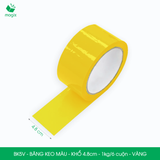  BK5V - Băng keo màu - Vàng - Khổ 4.8cm - 6 cuộn/ 1kg/ cây 