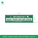  MDVxx - Tem dán quay video - Nhiều màu 