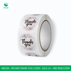  MSC06 - 1 Cuộn Sticker Thank You tròn - Một thiết kế - 2.5cm - [500 tem/cuộn] 