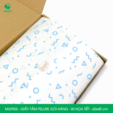 MGPI - Tấm giấy Pelure gói hàng in họa tiết - 60x40 cm - Nhiều họa tiết 