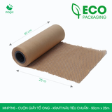  MHP7NS - 50cm x 25m - Cuộn giấy tổ ong - Kraft nâu Tiêu Chuẩn 