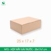 M72 - 25x17x7 cm - Thùng hộp carton trơn đóng hàng