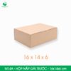 M14A - 16x14x6 cm - Thùng hộp carton nắp gài đóng hàng