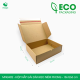  MNGK02 - 18x12x6cm - HỘP NẮP GÀI HÔNG KEO NIÊM PHONG 