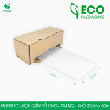  MHPBxTC - Hộp giấy kraft tổ ong - Kraft trắng - Nhiều size 