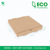  MPZ08 - Hộp nắp gài pizza - 31x31x4 cm 