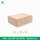  M9B - 40x30x10 cm - Thùng hộp carton nắp gài đóng hàng 