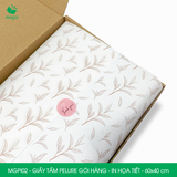  MGPI - Tấm giấy Pelure gói hàng in họa tiết - 60x40 cm - Nhiều họa tiết 