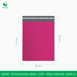  MT3HS2 - 25x35 cm - Túi nilon đóng hàng - 2 lớp - Hồng cánh sen 
