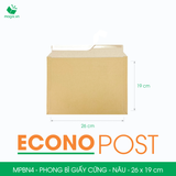  MPBN4 - 26x19 cm - PHONG BÌ GIẤY CỨNG MÀU NÂU 