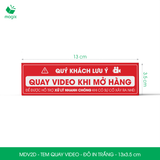  MDVxx - Tem dán quay video - Nhiều màu 
