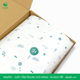  MGPI - Tấm giấy Pelure gói hàng in họa tiết - 60x40 cm - Nhiều họa tiết 