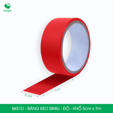  BKS1x - Băng keo Simili - Khổ 5cm x 7m - Nhiều màu 