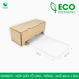  MHPBxTC - Hộp giấy kraft tổ ong - Kraft trắng - Nhiều size 