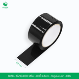  BK5B - Băng keo màu - Đen - Khổ 4.8cm - 6 cuộn/ 1kg/ cây 
