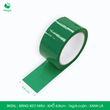  BK5XL - Băng keo màu - Xanh Lá - Khổ 4.8cm - 6 cuộn/ 1kg/ cây 