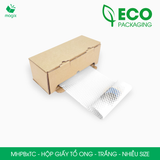  MHPBxTC - Hộp giấy kraft tổ ong - Kraft trắng - Nhiều size 