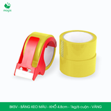  BK5V - Băng keo màu - Vàng - Khổ 4.8cm - 6 cuộn/ 1kg/ cây 