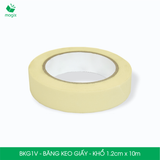  BKG1V - Băng keo giấy khổ 1.2cm x 10m 