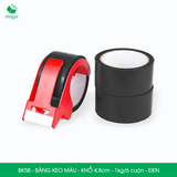  BK5B - Băng keo màu - Đen - Khổ 4.8cm - 6 cuộn/ 1kg/ cây 