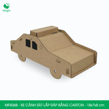  MFK06B - Xe cảnh sát lắp ráp bằng carton - 18x7x8 cm 