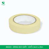  BKG5V - Băng keo giấy khổ 2.4cm x 25m 