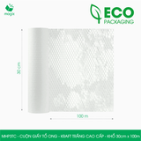  MHP3TC - 30cm x 100m - Cuộn giấy tổ ong - Kraft trắng Cao Cấp 