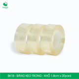  BK1B - Băng keo trong - Khổ 1.8cm x 20yard 