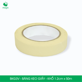  BKG3V - Băng keo giấy khổ 1.2cm x 50m 