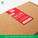  MDV1D - Tem dán quay video - Đỏ in trắng - 10x5 cm 