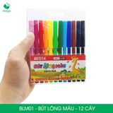  BLM01 - Bút lông màu - 12 cây 