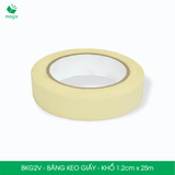  BKG2V - Băng keo giấy khổ 1.2cm x 25m 