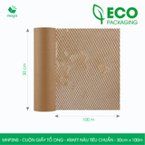  MHP3NS - 30cm x 100m - Cuộn giấy tổ ong - Kraft nâu Tiêu Chuẩn 