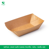  MFPxN - Khay giấy kraft dáng thuyền đựng thực phẩm - Nhiều size 