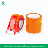  BK5C - Băng keo màu - Cam - Khổ 4.8cm - 6 cuộn/ 1kg/ cây 