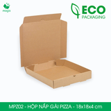  MPZ02 - Hộp nắp gài pizza - 18x18x4 cm 